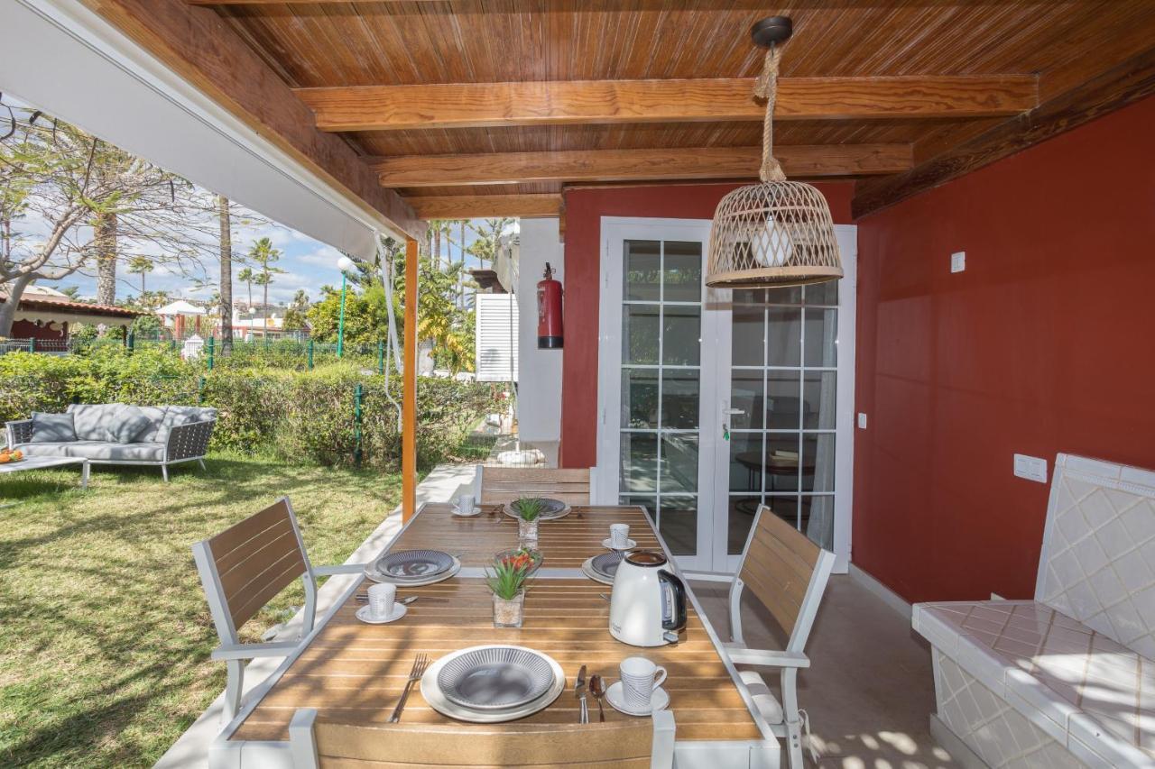 Lightbooking Tunos 73 Maspalomas Gran Jardin Y Barbacoa Exteriér fotografie